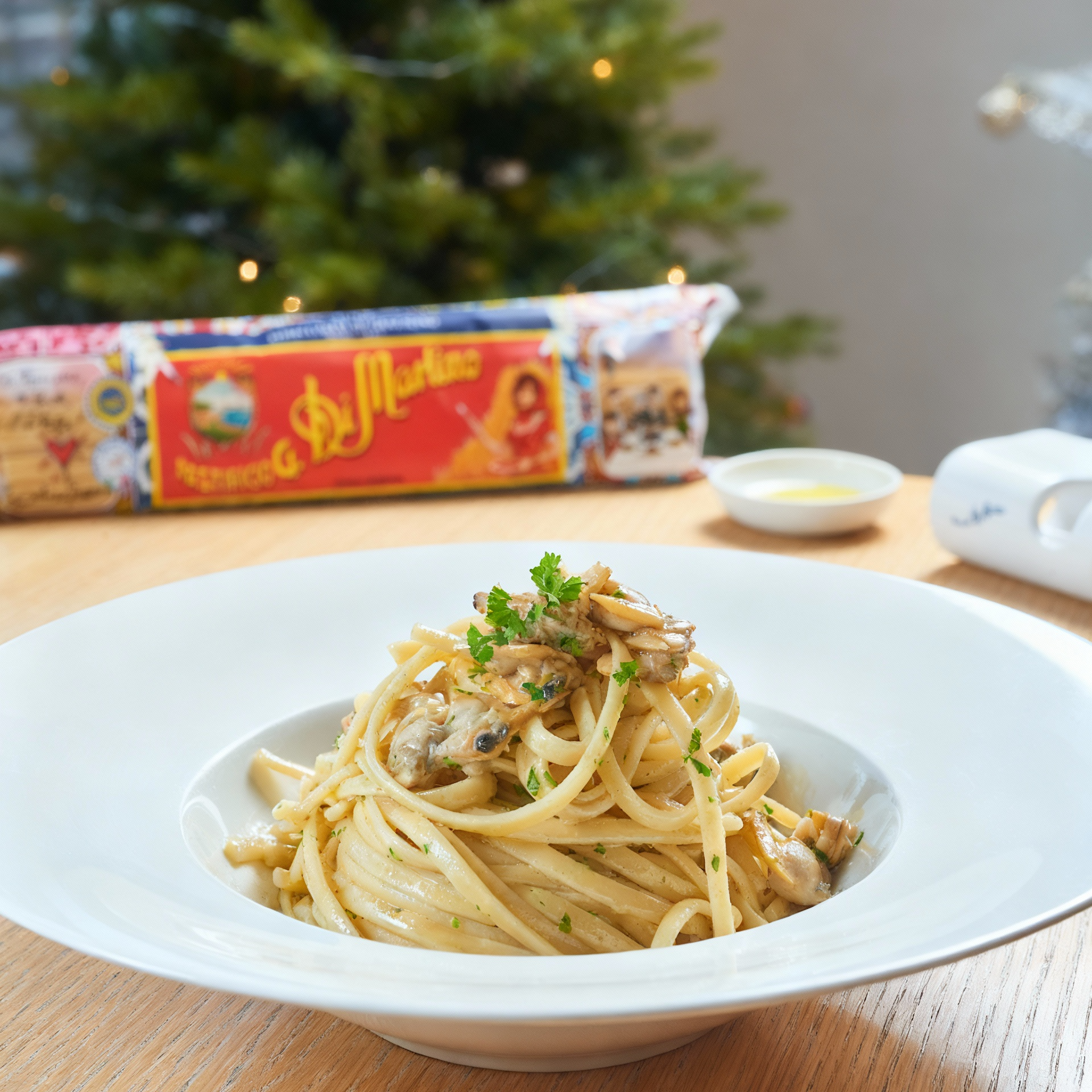 Linguine with clams