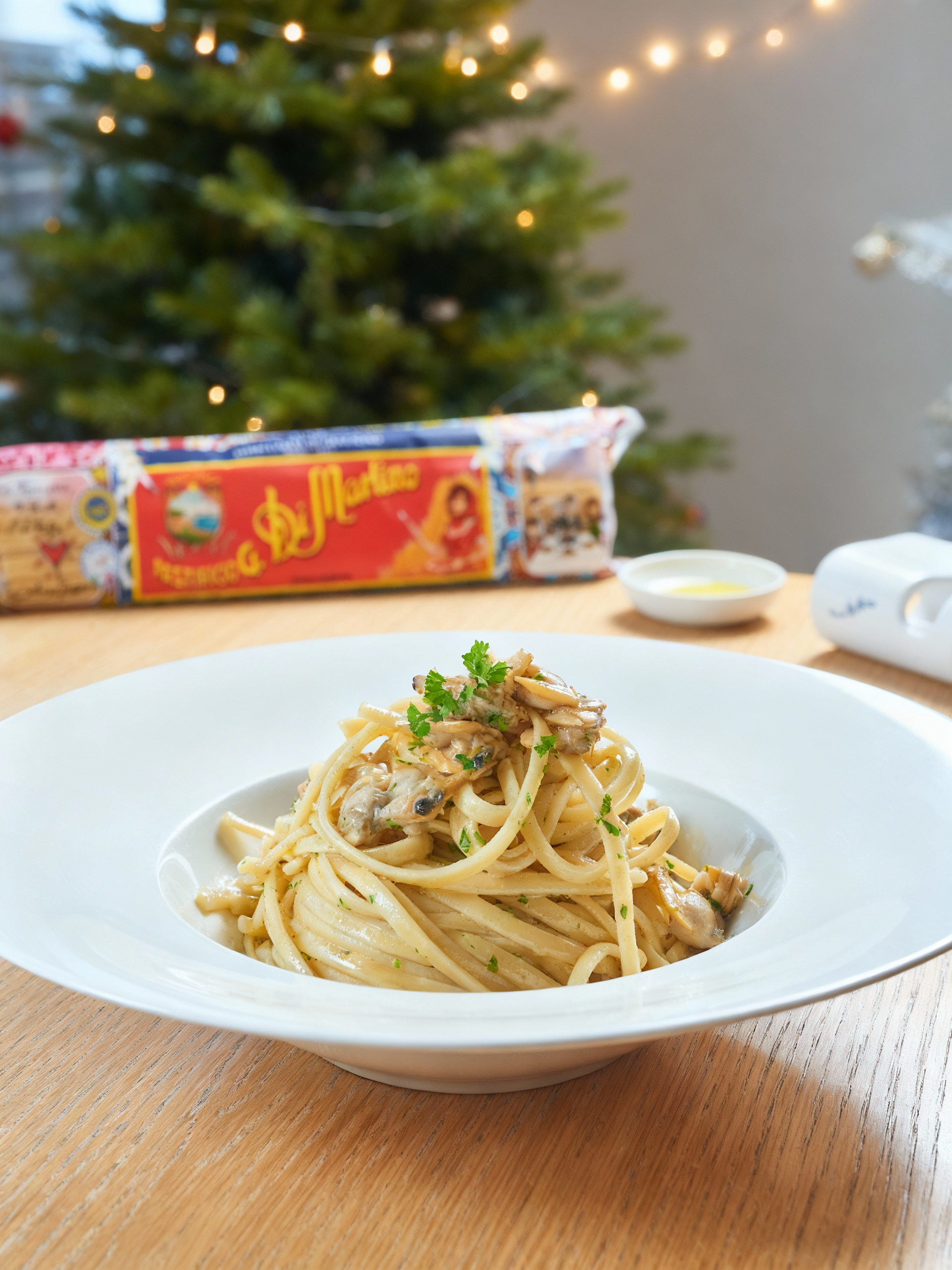 Linguine with clams