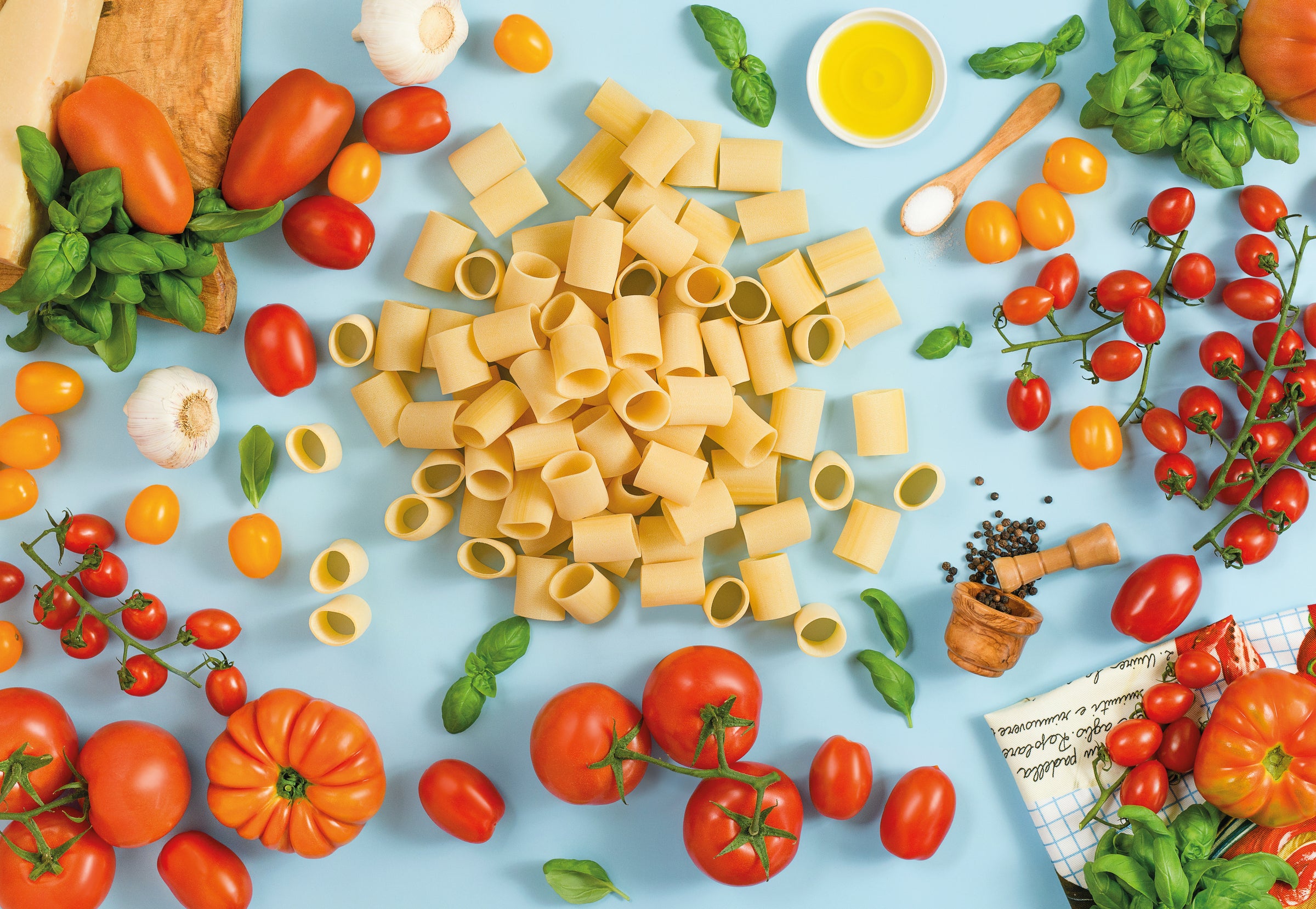 Mezzi Paccheri with tomatoes