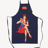 Pin-up Dark Blue Apron