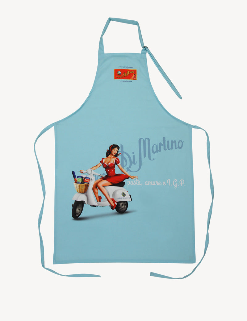 Pin-up turquoise Apron