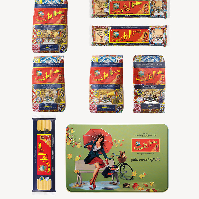 Autumn Pin-up tin box (classic shapes)