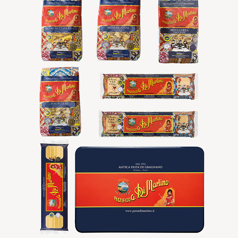 Blue Di Martino tin giftbox (classic shapes)