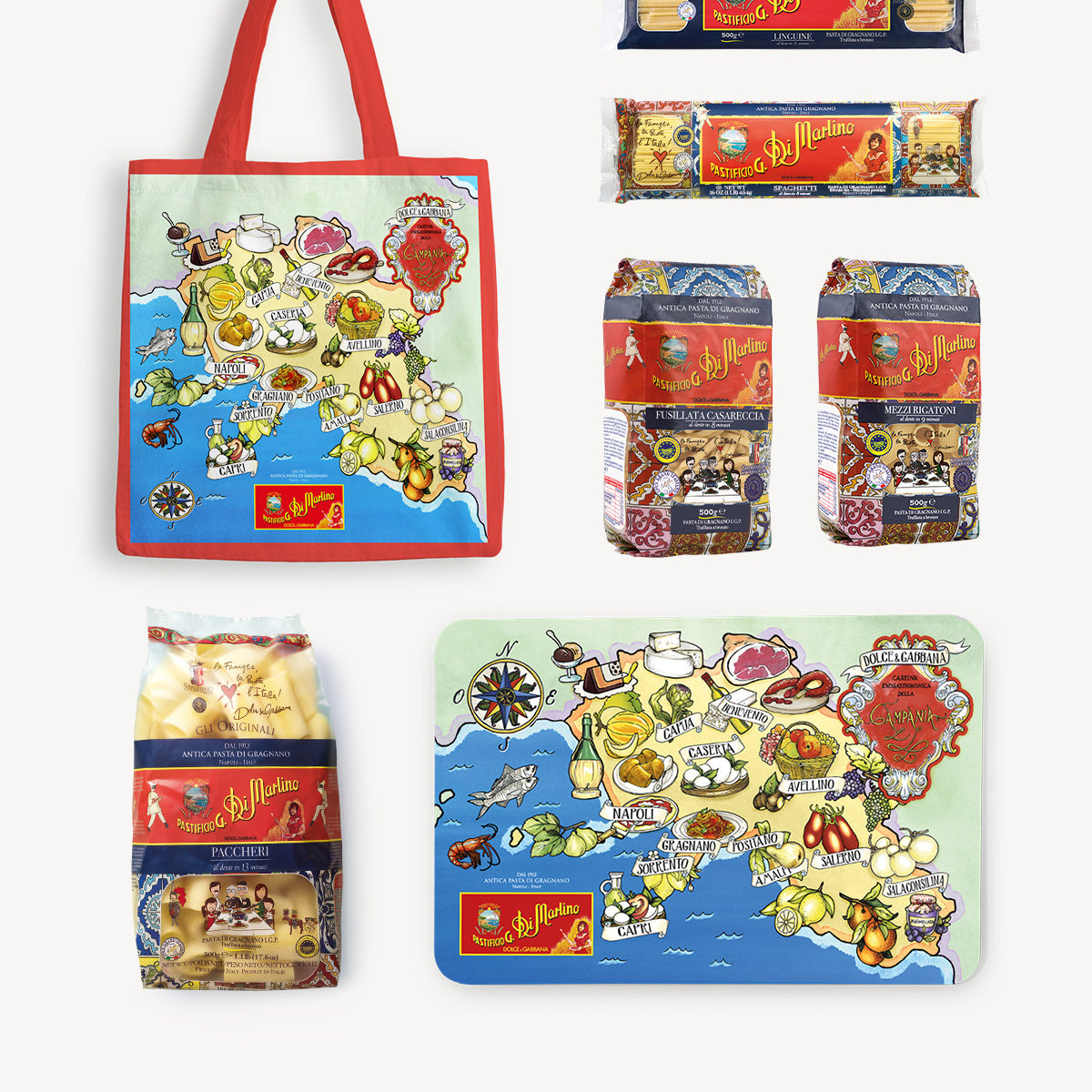 Italian holidays Dolce&Gabbana with Shopper